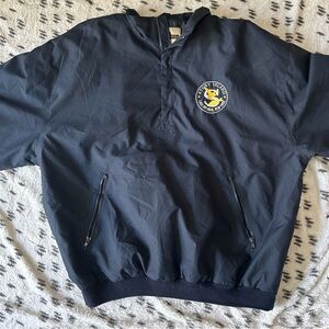Used XL Navy Blue North End Stony Island Nylon Pullover